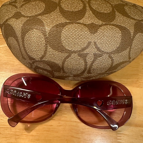 Coach Sunglasses - Purple Sunglasses - Picture 3 of 7